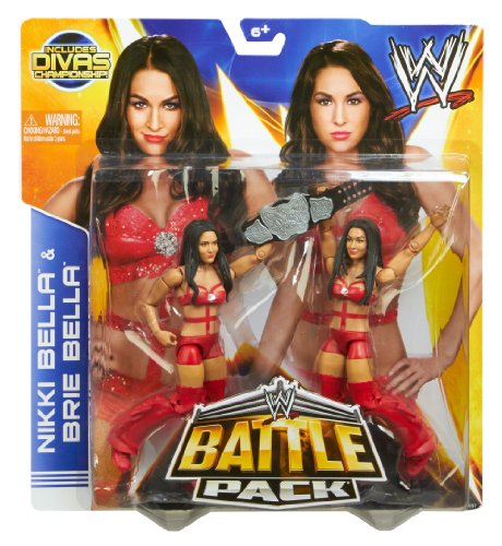 WWE Battle Packs Series 26 Nikki Bella & Brie Bella (Bella Twins) Figures
