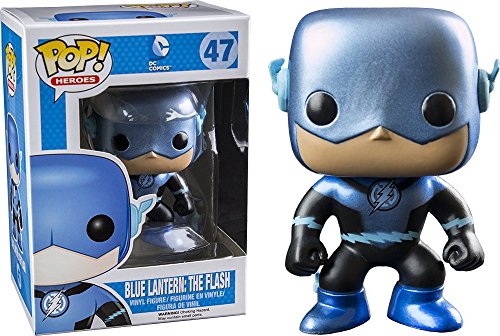 Preisvergleich Produktbild FunKo 599386031 – Figur DC – Flash Blau Metallisch Ed. Limitada