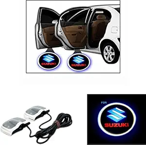 AutoBizarre Suzuki Logo Shadow Door Light/Ghost Shadow Door Light For All Maruti Suzuki Cars (works with all cars)