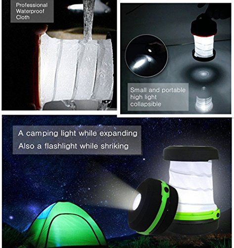4er Camping Laterne, LT Nichalo 30LM Tragbare Notfall Wasserdicht Camping Licht Taschenlampe - 4