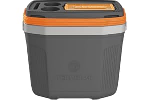 TERMOLAR Fun Fan Line | Nevera Portátil Rígida | De Plástico Ultrarresistente | De Fácil Manejo Y Transporte | con Tapa Superior para Llaves Y Vasos | Ideal para Playa, Picnic Y Camping