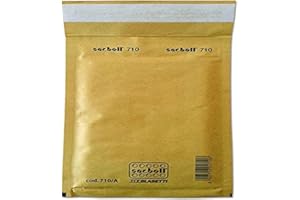 Blasetti 709 gepolsterte Umschläge, selbstklebend, 20 x 22 cm, 10 Stück, Gold