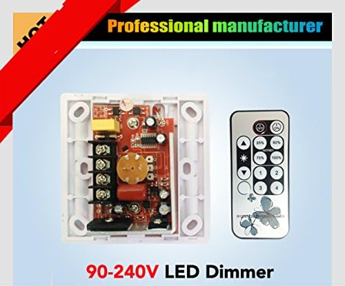 Compatible, with, thyristor, dimming, device, thyristor, dimming, switch, 90-240V, with, infrared, remote, control, function