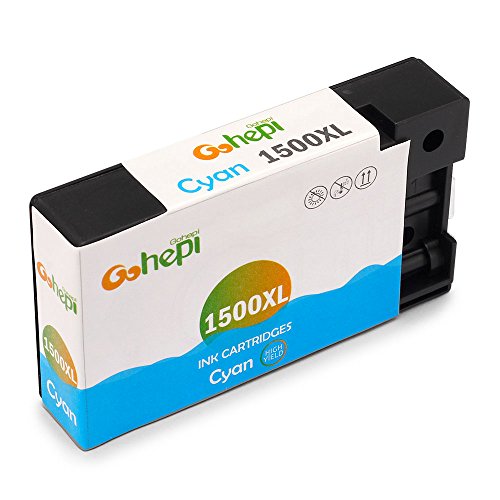 Gohepi 1500XL Kompatibel für Druckerpatronen Canon PGI-1500XL, 2 Schwarz/Blau/Rot/Gelb 5er-Pack Arbeiten mit Canon Maxify MB2350 MB2050 MB2300 MB2000 MB2150 MB2755 MB2155 MB2750 Patronen - 3