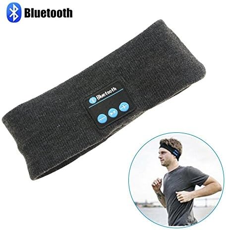 Wireless Bluetooth Music Sport Headband, Pococina Stereo Sleep Headphones Headset with Built in Bluetooth for Running, Yoga, Hiking, and other Inside Outside Sports