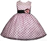 AGOGO Mädchen Polka Punkt Klassisch Kinder Kleider Festlich...