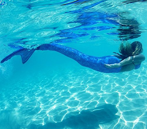Badeanzüge Meerjungfrauenschwanz zum Schwimmen mit Meerjungfrau Flosse Schwimmen Kostüm Bademode - 8