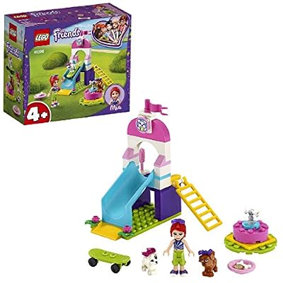 LEGO 41396 Friends L'aire de jeux des bébés avec Mia et 2 figurines de chien, Slide et Merry font le tour pour les enfants d'âge préscolaire