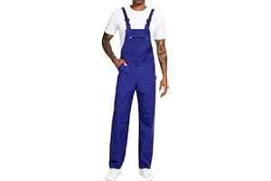 WORK IDEA Work Dungarees for Men Multi Pocket Technology Men's Work Dungarees