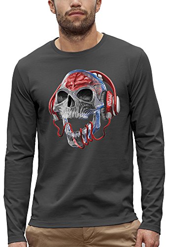 Camiseta de Manga Larga cráneo