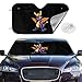 Produktbild JKKSA Spyro Auto Sonnenblende Sonnenschutz Frontscheibe Blendschutz Windschutzscheibe Schattenspender Autozubehör im Sommer