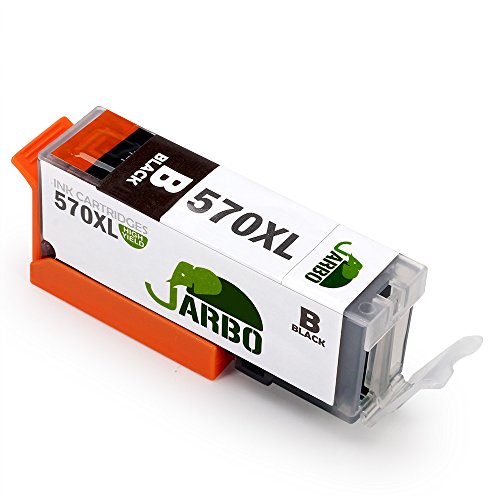 JARBO Kompatibel PGI-570 XL CLI-571 XL Tintenpatronen Hohe Kapazität kompatibel mit Pixma MG5750 MG5751 MG5752 MG5753 MG6850 MG6851 MG6852 MG6853 TS5050 TS5051 TS5053 TS5055 TS6050 TS6051 TS6052 (2 Grossen Schwarz,1 Klein Schwarz,1 Cyan,1 Magenta,1 Gelb) - 2