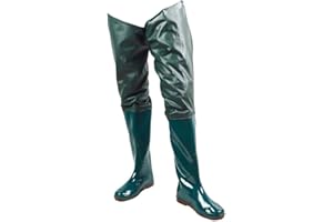 Fishing Hip Tivères non glissées Panseurs de pataugeoires PVC PVC avec bottes de boucle