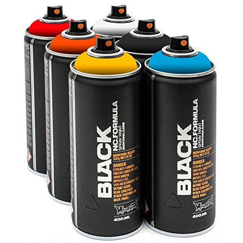 Montana Black 6x 400ml Wildstyle Sprühdosen Pack