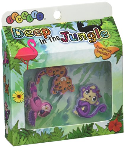 Preisvergleich Produktbild crocs DIJ Jungle Girls 3pc Pack - Card Schuhanhänger, Mehrfarbig (-), Einheitsgröße