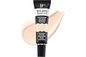 iT COSMETICS, Correttore Anti-età, ad Alta Coprenza e Waterproof, Formula con Peptidi, Collagene e Acido Ialuronico, Bye Bye Under Eye