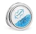 Tospania Round Compact Portable Magnifying Makeup Mirror With Glitter Lucky Crystal Beads Ocean Blue RS.1891.00
