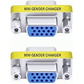 Adattatore VGA Femmina A Femmina - Convertitore D-Sub 15 Pin - Per Monitor E Proiettori - Foto 13