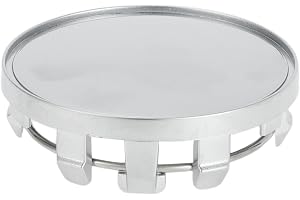 A ABSOPRO Universal Centerlock för hjul 1 st bilskydd | Material: plast, silverfärg, diameter Yttre 59 mm, diameter Insida 55