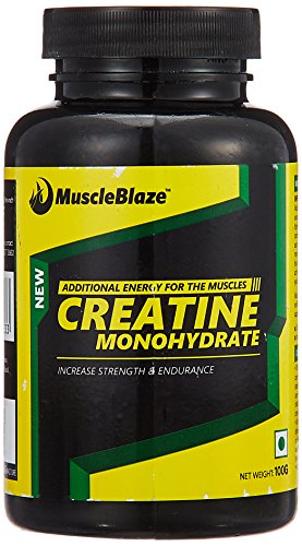 MuscleBlaze Creatine Monohydrate Powder, 100 g RS.165 (34.00% Off) - Amazon