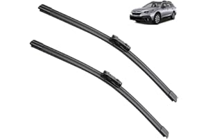 AUTOPIXL Przednie pióra wycieraczek tylnej szyby Kompatybilny z Subaru Outback 6GEN BT 2020 2021 2022 2023 szczotki do szyb samochodowych wkłady akcesoria (Color : Front, Size : LHD)