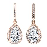 ✦ MOMENTOS ESPECIALES ✦: Artículo ideal para su boda, compromiso, aniversario, graduación, fiesta, baile, uso diario y cualquier ocasión que desee para ser una belleza inolvidable. ¿Le gustaría encontrar joyas más hermosas? ¡Simplemente haga clic en Clearine!