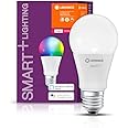 Ledvance Smart Lampadina LED Zigbee, Goccia, E27, 9 W Equivalenti 60W, Luce Colorata RGBW