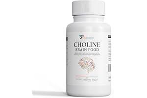 Lifetropics Choline Brain Food | 300mg Alpha GPC with DHA and 10 Whole Fruits and Vegetables | Daily Nutritional Support for Brain Cells and Cognitive Function | 90 Vegetable Capsules