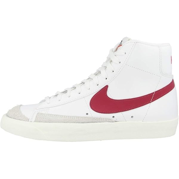 Nike Blazer Mid '77 Gymnastikschuhe, White/Black-Team ORANGE