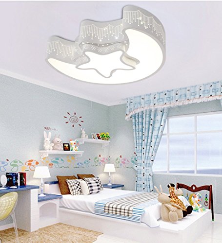 Preisvergleich Produktbild SJUN Kinderzimmer LED Deckenlampe Kinderlampe weiss voll dimmbar mit Fernbedienung
