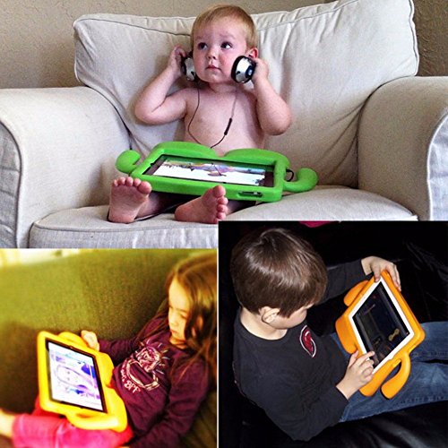FUQUN iPad 2/3/4 Hülle- Superleicht EVA Foam Stoßfest Kinderfreundlich Kinder Schutzhülle Handgriff Handle und Standfunktion für Apple IPad 2/ Ipad 3 / Ipad 4 – rosa - 6