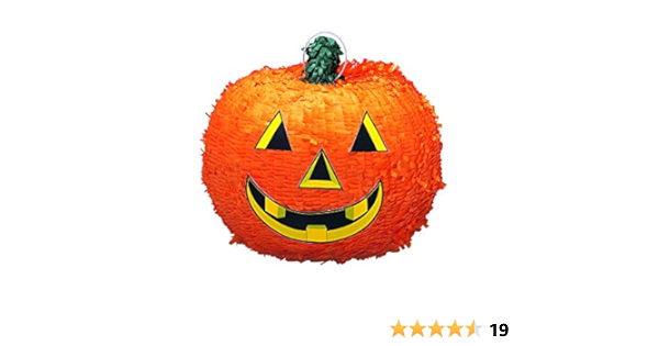 Painted Pumpkin Halloween Pinata 12 5 X 11 Mehrfarbig Amazon De Spielzeug