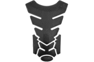 BKEPDY Paraserbatoio Tank Pad Adesivi Fishbone Adesivo Serbatoio 3D Protezione Serbatoio di Gas Pad Adesivo Decalcomanie Moto Serbatoio Protector Pad Sticker (Nero)