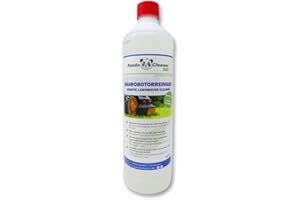PandaCleaner Nettoyant pour robot tondeuse à gazon BIO - 1 l - Très concentré - 1:100 - Accessoire pour robot tondeuse Bosch, Einhell, Gardena, Husqvarna, Stihl, Wolf-Garten, Worx, Robomow, etc.