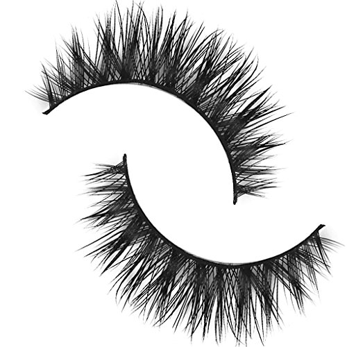 1 Paar Handgefertigte Weiche Faser Dicke Wimpern Künstlihche Wimpern D-7 - 3