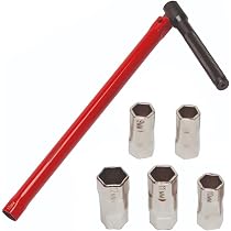 Clé Pour Robinet 8-14mm - Set 6 Douilles + Rallonge - Outil Plomberie Montage Évier Cuisine/Salle De Bain