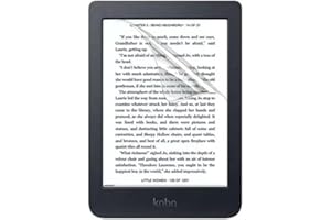 LOBWERK 2 Protectores de Pantalla antirreflectantes para e-Book Kobo Nia 6 2020 de 6,0 Pulgadas