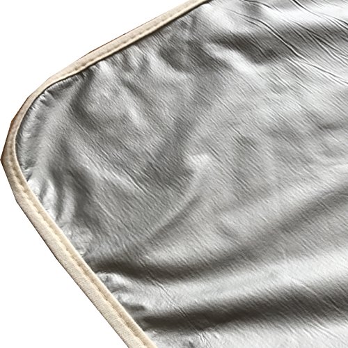 Picknickdecke von JEMIDI XXL Thermo 200cm x 180cm Riesen Picknick Decke Schwimmbad Reise Camping Decke Strand Picknick Große Decke Stranddecke Strand Decke Familien ( Grau 200cm x 180cm) - 3