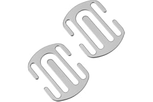 2PACK kclkda Car Seat Belt Clip Adjuster, Metal Seatbelt Clips, Universal Fit Car Seat Belt Locking Clip, Comfortable Car Seatbelt Adjuster for Adults, Kids, Women, Men, Elderly – Silver