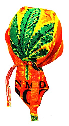 Preisvergleich Produktbild Rocker Bandana Cap - Batik Hanfblatt