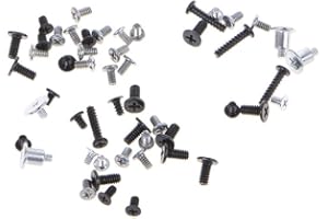 Yushu Kit complet de montage de vis de remplacement Accessoires de jeu pour Switch NS Joy Con Console Controller Switch NS Host Set de vis de jeux électroniques grand public