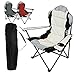 Produktbild Linxor ® Camping faltstuhl klappstuhl mit getränkehaltern + Transporttasche – 3 Farben – EG-Norm