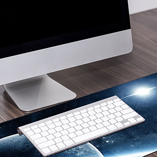 Alfombrilla de rat  n extragrande para gaming de Cmhoo  color 90x40 Space