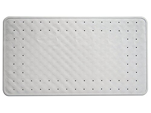 Luxuriöse, rutschfeste Bade- und Duschmatte aus Naturkautschuk von Salinka – Giftfrei – Geruchsneutral – Latex- und PVC-frei – Universell einsetzbar – Geeignet für zuhause, Krankenhäuser, Pflegeheime, Hotels, Fitnessstudios – 16 x 28 Zoll (40,64 x 71,12 cm)