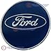 Produktbild Replica Ford Felgendeckel Aufkleber Logo Aufkleber 65 mm – Epoxidharz – Blau – 4 Stück