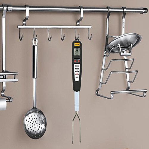 Digitale Thermometer Gabel, Ankway Bratenthermometer Küchenthermometer für Rindfleisch, hammelfleisch, Schweinefleisch, Hühnerfleisch und Truthahn — mehrfunktional - 7