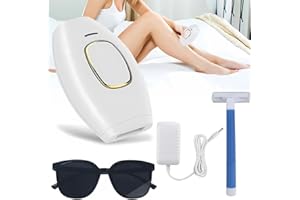FiTspi IPL Hair Remover Device, 5 Energy Levels, 990,000 Flashes, Painless Permanent Hair Remover Laser for Women and Men, Armpits, Legs, Body & Face