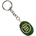 Reiki Crystal Products Natural Green Jade Zibu Symbol Stone Cabochon Keychain, Zibu Symbols Crystal for Money Keychain,
