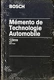 Image de MEMENTO DE TECHNOLOGIE AUTOMOBILE