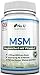 Produktbild MSM Kapseln – 365 Methylsulfonylmethan Kapseln (6 Monatsvorrat) – MSM-Pulverkapseln mit Vitamin C - Hochdosierte 1.200mg MSM von Nu U Nutrition